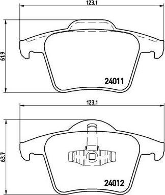 Brembo P 86 019 - Jarrupala, levyjarru inparts.fi