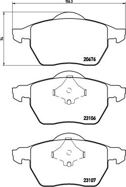 Brembo P 86 015 - Jarrupala, levyjarru inparts.fi