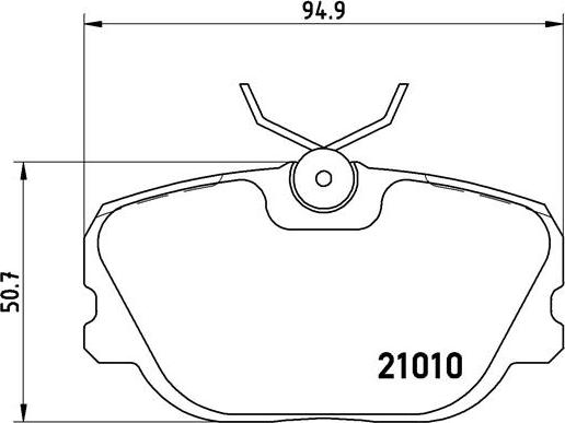 Brembo P 86 011 - Jarrupala, levyjarru inparts.fi