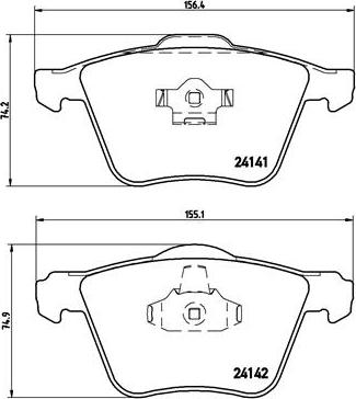 Brembo P 86 018 - Jarrupala, levyjarru inparts.fi