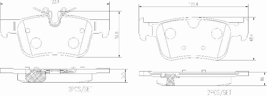 Brembo P86030N - Jarrupala, levyjarru inparts.fi