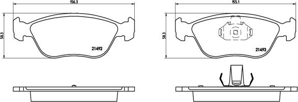 Brembo P 86 024 - Jarrupala, levyjarru inparts.fi