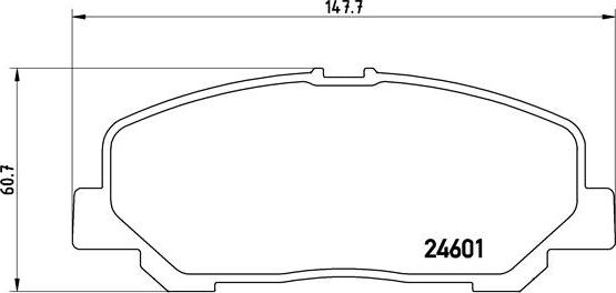 Brembo P 83 099 - Jarrupala, levyjarru inparts.fi