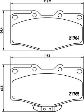 Brembo P 83 095 - Jarrupala, levyjarru inparts.fi