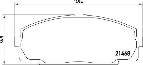 Brembo P 83 092 - Jarrupala, levyjarru inparts.fi