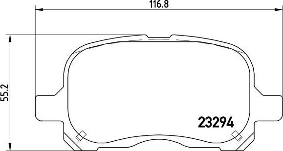 Brembo P 83 044 - Jarrupala, levyjarru inparts.fi