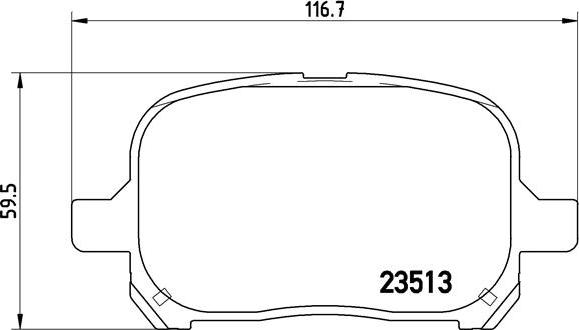 Brembo P 83 040 - Jarrupala, levyjarru inparts.fi