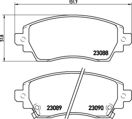 Brembo P 83 042 - Jarrupala, levyjarru inparts.fi