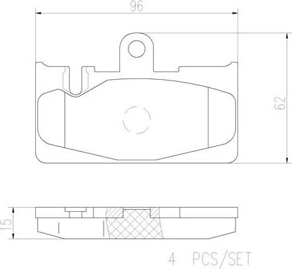 Brembo P83059N - Jarrupala, levyjarru inparts.fi