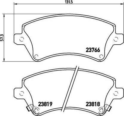 Brembo P 83 064 - Jarrupala, levyjarru inparts.fi