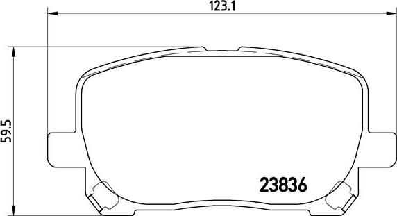 Brembo P 83 061 - Jarrupala, levyjarru inparts.fi