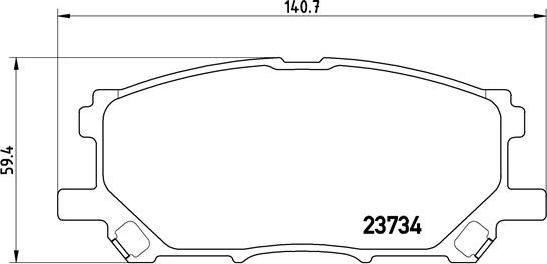 Brembo P 83 067 - Jarrupala, levyjarru inparts.fi