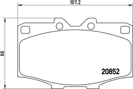 Brembo P 83 006 - Jarrupala, levyjarru inparts.fi