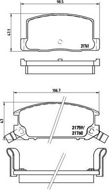 Brembo P 83 019 - Jarrupala, levyjarru inparts.fi