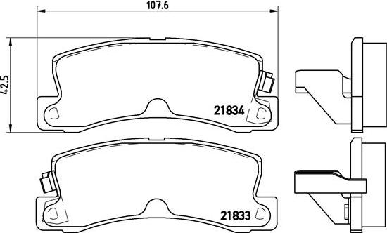 Brembo P 83 015 - Jarrupala, levyjarru inparts.fi