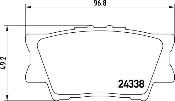 Brembo P 83 089 - Jarrupala, levyjarru inparts.fi