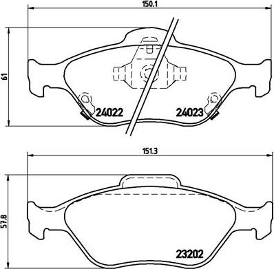 Brembo P 83 085 - Jarrupala, levyjarru inparts.fi