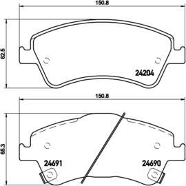 Brembo P 83 081 - Jarrupala, levyjarru inparts.fi