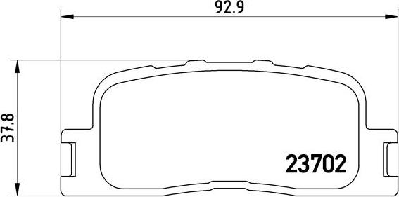 Brembo P 83 088 - Jarrupala, levyjarru inparts.fi