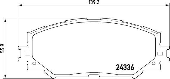 Brembo P 83 082 - Jarrupala, levyjarru inparts.fi