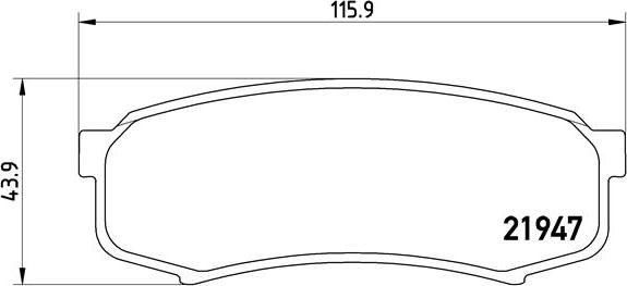 Brembo P 83 024 - Jarrupala, levyjarru inparts.fi