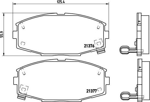 Brembo P 83 020 - Jarrupala, levyjarru inparts.fi