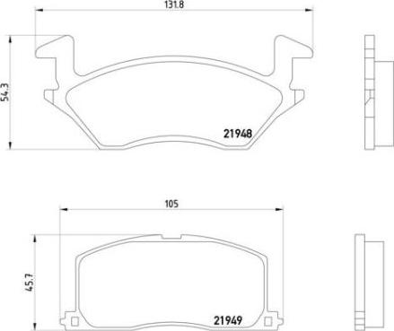 Brembo P 83 022 - Jarrupala, levyjarru inparts.fi