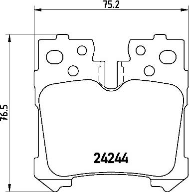 Brembo P 83 076 - Jarrupala, levyjarru inparts.fi