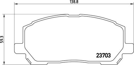 Brembo P 83 078 - Jarrupala, levyjarru inparts.fi