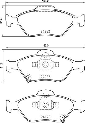 Brembo P 83 159 - Jarrupala, levyjarru inparts.fi