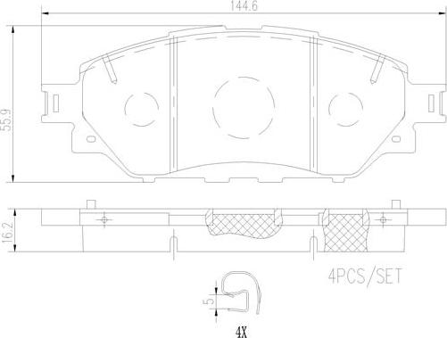 Brembo P 83 167 - Jarrupala, levyjarru inparts.fi