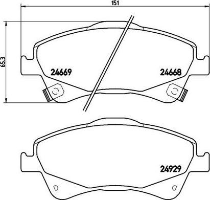 Brembo P 83 109X - Jarrupala, levyjarru inparts.fi