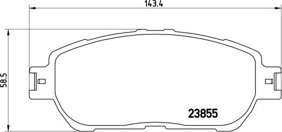 Brembo P 83 105 - Jarrupala, levyjarru inparts.fi