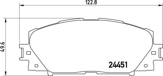 Brembo P 83 106 - Jarrupala, levyjarru inparts.fi