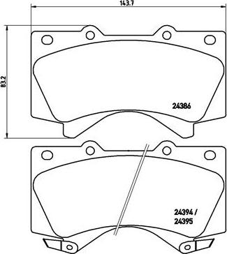 Brembo P 83 107X - Jarrupala, levyjarru inparts.fi