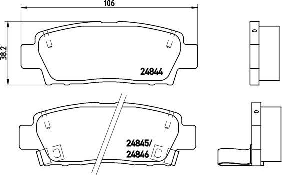 Brembo P 83 111 - Jarrupala, levyjarru inparts.fi