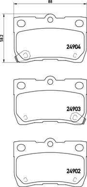 Brembo P 83 113 - Jarrupala, levyjarru inparts.fi