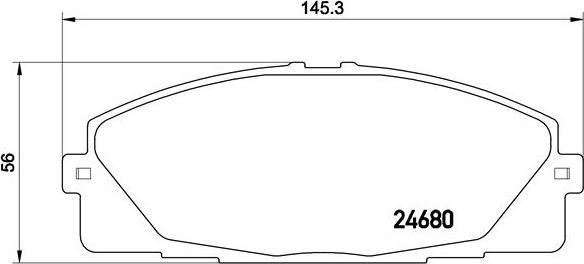 Brembo P 83 139 - Jarrupala, levyjarru inparts.fi