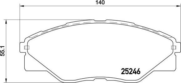 Brembo P 83 137 - Jarrupala, levyjarru inparts.fi