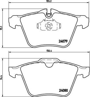 Brembo P 36 019 - Jarrupala, levyjarru inparts.fi