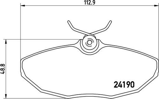 Brembo P 36 015 - Jarrupala, levyjarru inparts.fi