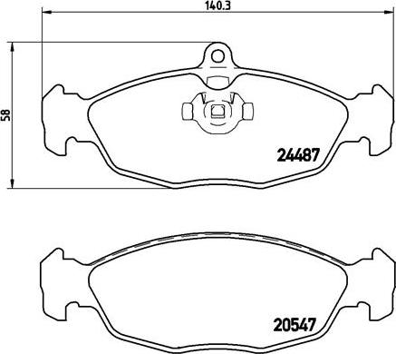 Brembo P 36 017 - Jarrupala, levyjarru inparts.fi