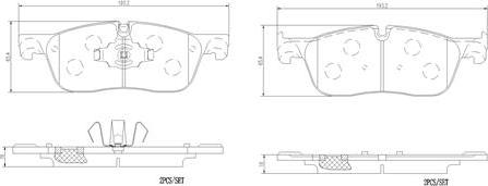 Brembo P36035N - Jarrupala, levyjarru inparts.fi