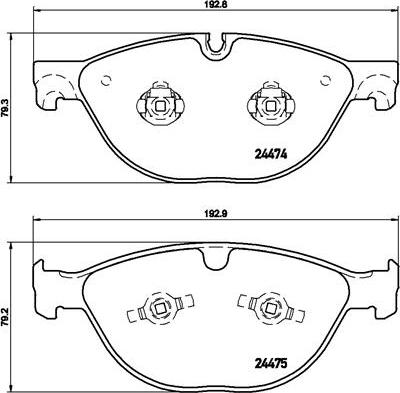 Brembo P 36 025 - Jarrupala, levyjarru inparts.fi