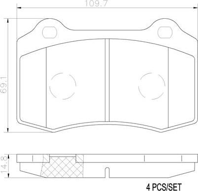 Brembo P36020N - Jarrupala, levyjarru inparts.fi