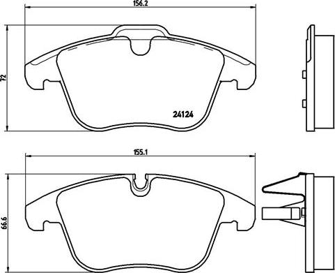 Brembo P 36 022 - Jarrupala, levyjarru inparts.fi