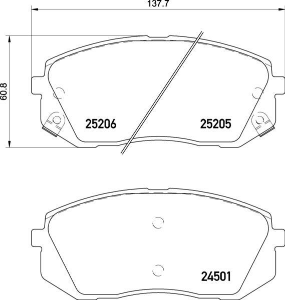 Brembo P 30 093E - Jarrupala, levyjarru inparts.fi