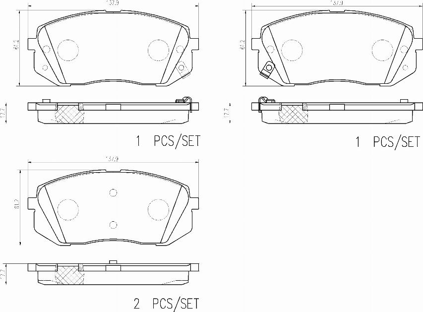 Brembo P30093N - Jarrupala, levyjarru inparts.fi