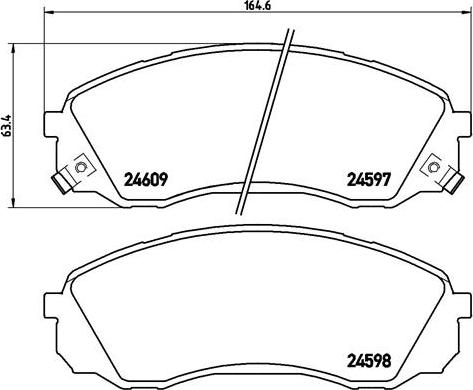 Brembo P 30 041 - Jarrupala, levyjarru inparts.fi