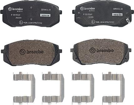 Brembo P 30 056X - Jarrupala, levyjarru inparts.fi